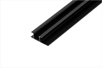 福建航空纤维墙咔铝合金带灯中条（哑黑氧化）