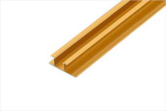 福建航空纤维墙咔铝合金带灯中条(钛金氧化)