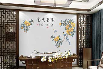 福建森佰汇航空纤维墙咔(富贵荣华)